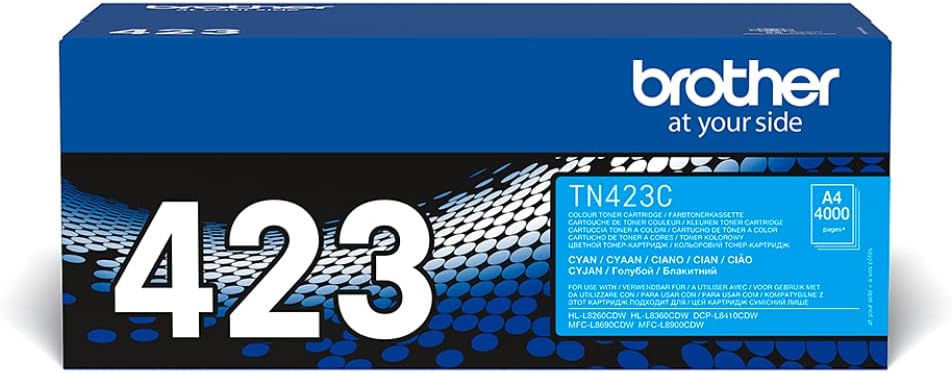 Brother TN-423 Toner Set CMYK – Original 4er Pack (Schwarz, Cyan, Magenta, Gelb)