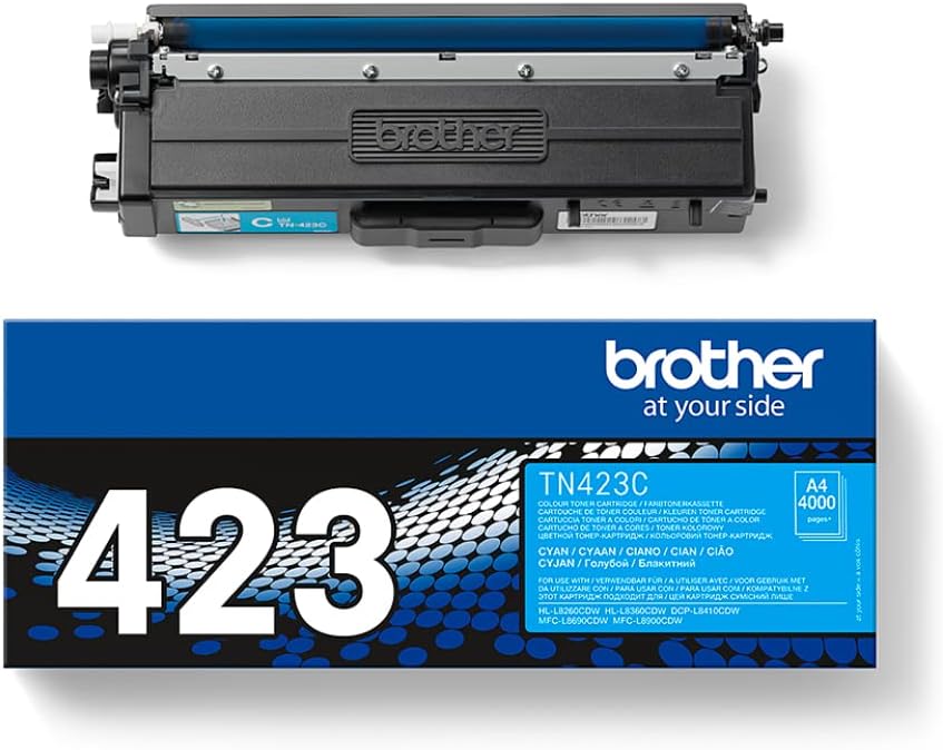 Brother TN-423 Toner Set CMYK – Original 4er Pack (Schwarz, Cyan, Magenta, Gelb)