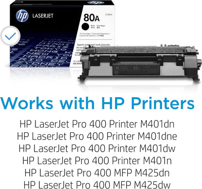 HP 80A Toner (CF280A) – Original LaserJet Schwarz